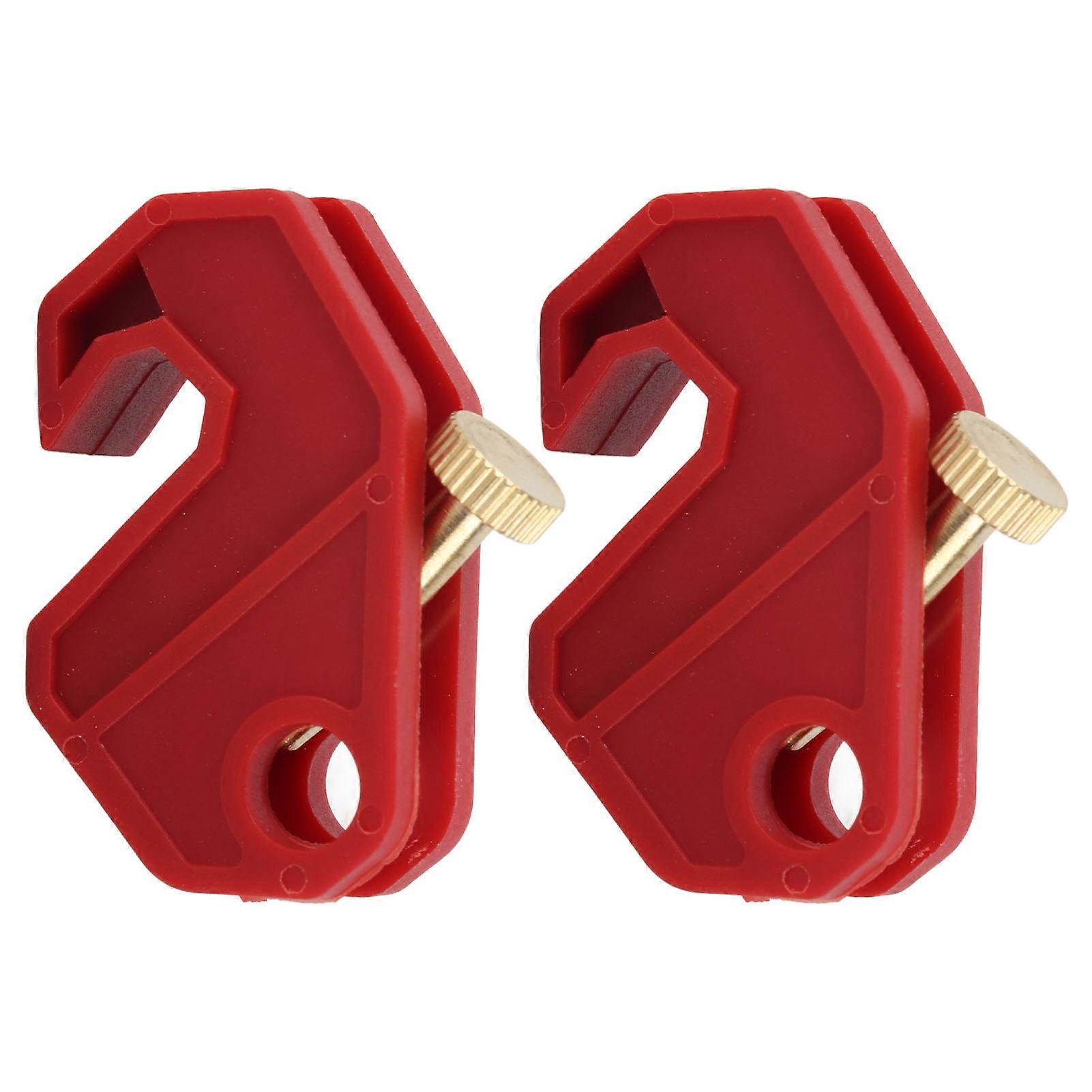2 Pack Circuit Breaker Lockout Devices, Nylon Insulated Safety Lockout, Universal Single Circuit Breaker Lockout