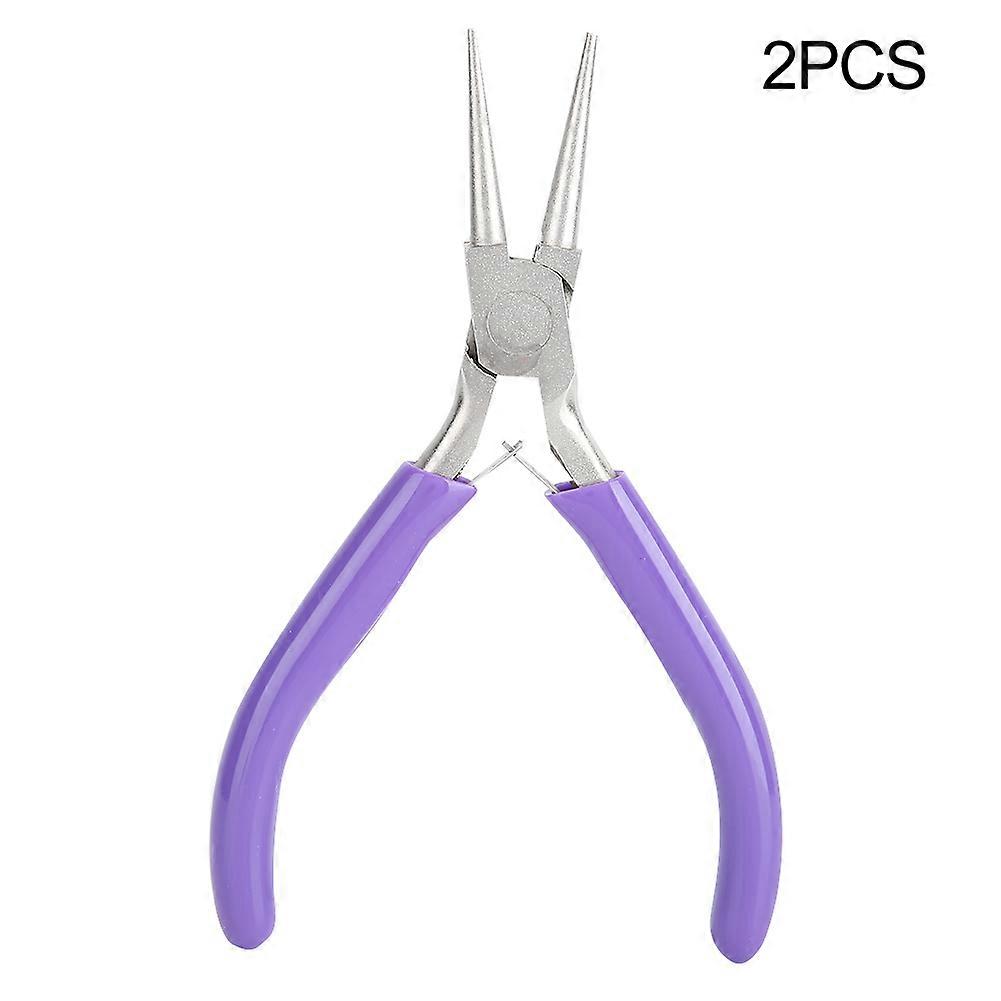 2pcs Needle Nose Pliers Wire Cutting Tool Jewelry Processing Accessory Pliers