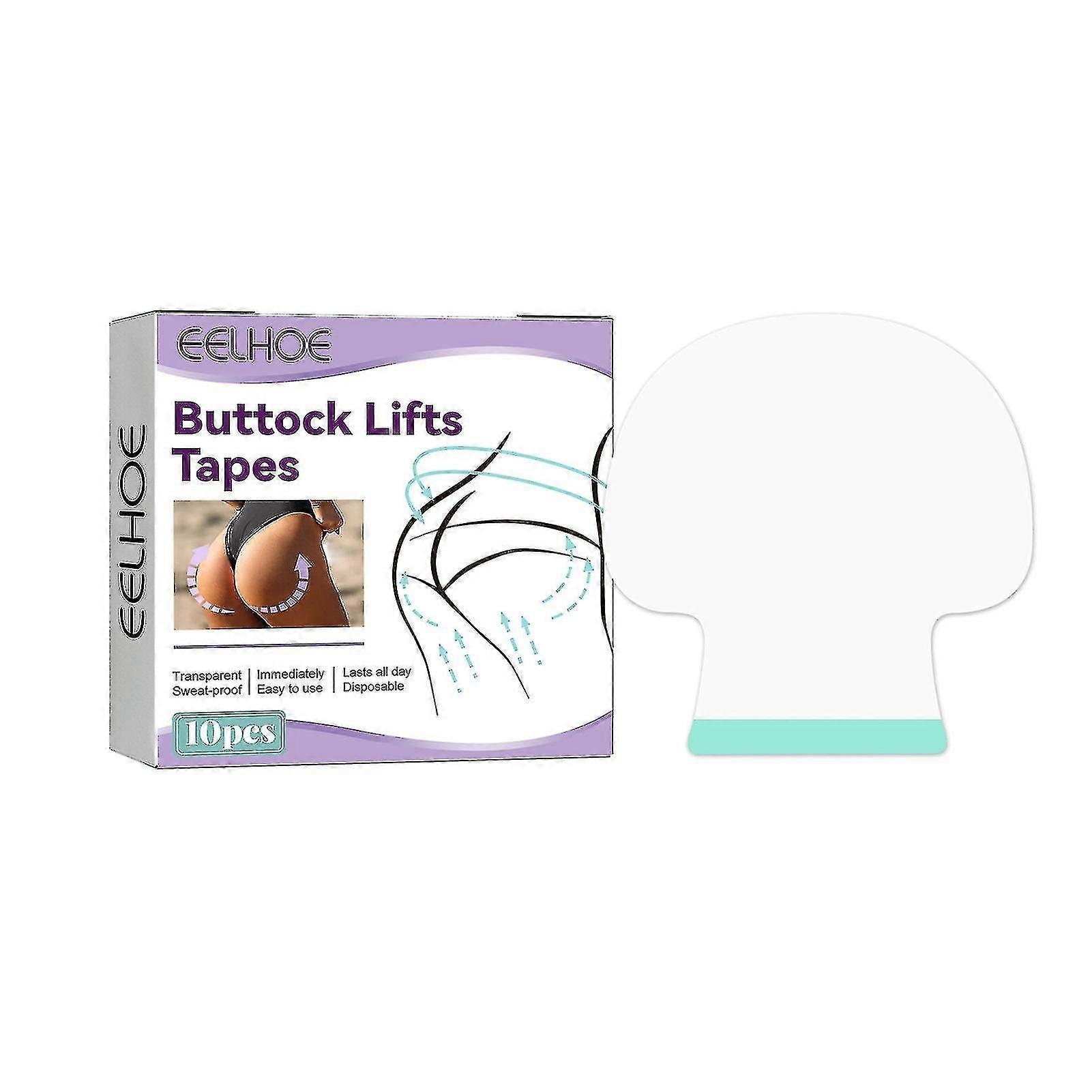 10pcs Buttock Lift Tapes Immediately Transparent Adhesive Sweatpro