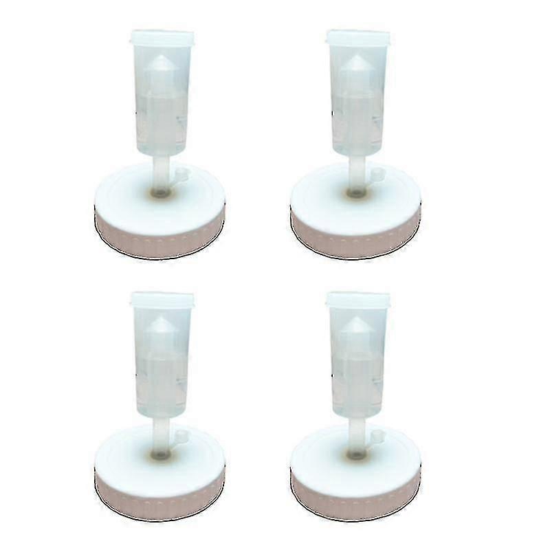 4pc Mouth Mason Jars Lids Fermenting Lids With Airlocks Fermentation Kit For Making Sauerkraut In W Hy
