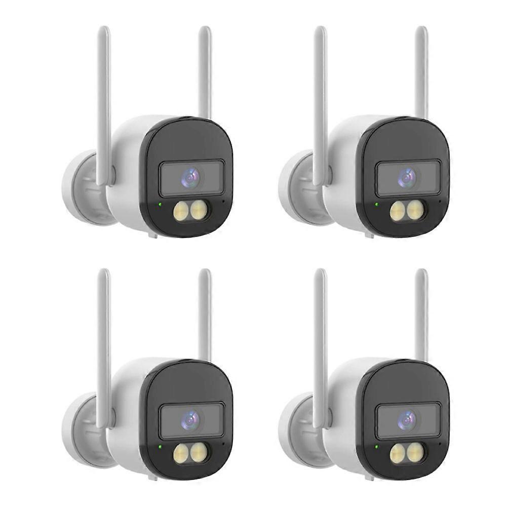4MP WiFi Camera Wireless CCTV System 2.4G&5G Dual Band IP Cameras Two Way Audio Monitor Outdoor Rainproof Camera EU Plug