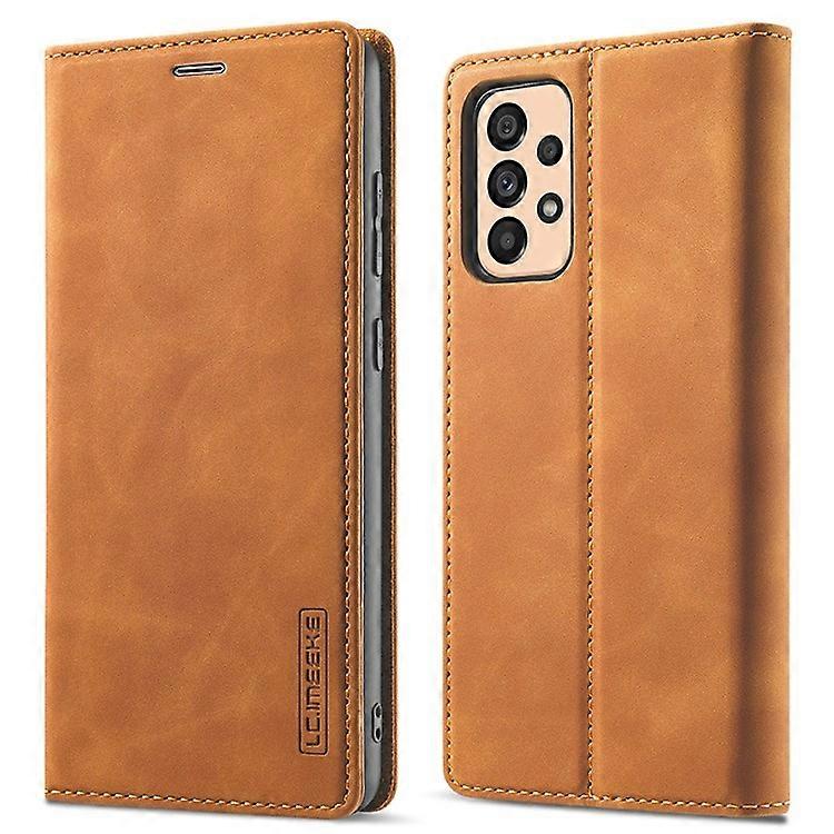 LC.IMEEKE Wallet Case Compatible For Samsung Galaxy A33 5G, Folding Stand PU Leather Strong Magnetic Suction Protective Cover