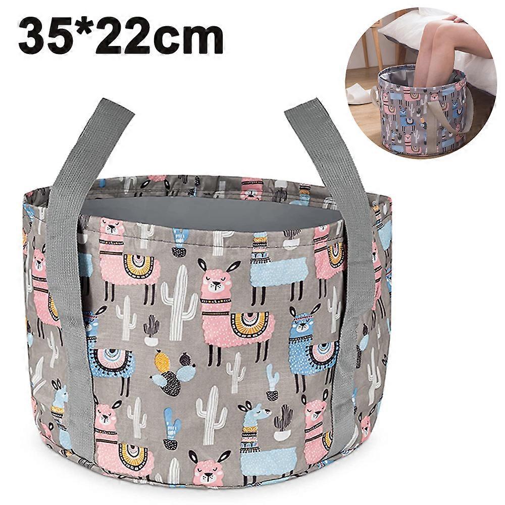 Portable Foot Spa Basin, High-tech PEVA Leak-proof, Reinforced For Camping And Picnics
