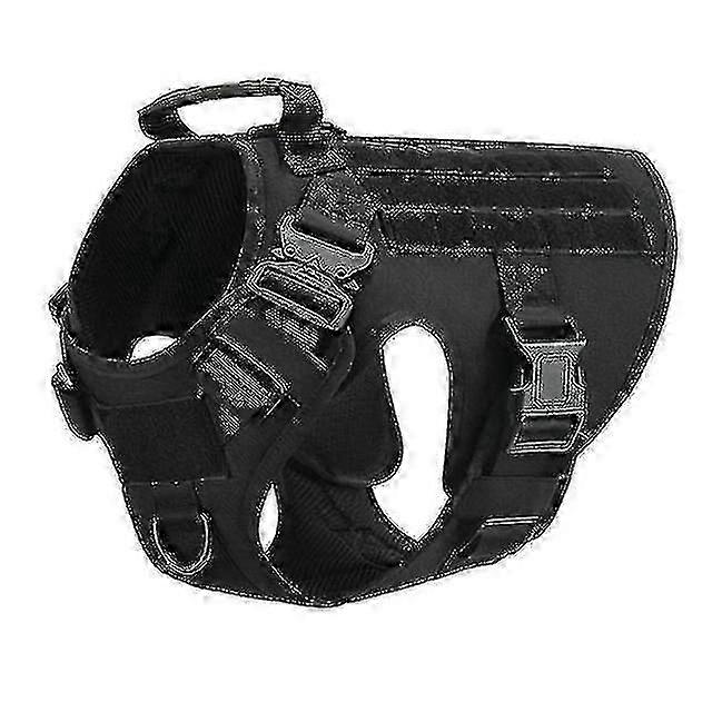 Dog Tactical Harness Training Working Adjustable Metal Buckle High Quality Nylon Material Vest For Large Dogs German Shepherd