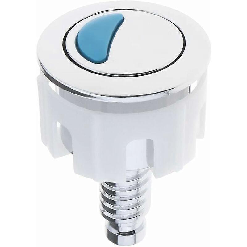Double Flush Button Round Push Button ABS Chrome Accessories Toilet Replacement for Shower Room Bathroom Toilet
