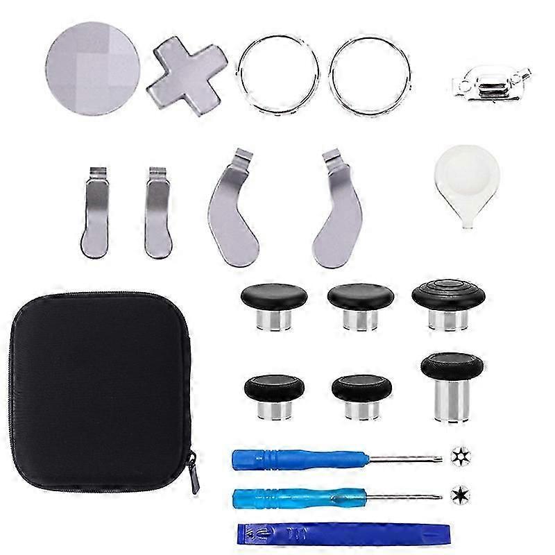 Xbox One Elite Series Elite Handle 2nd Generation Metal Button Rocker Paddle DIY Set - Grey