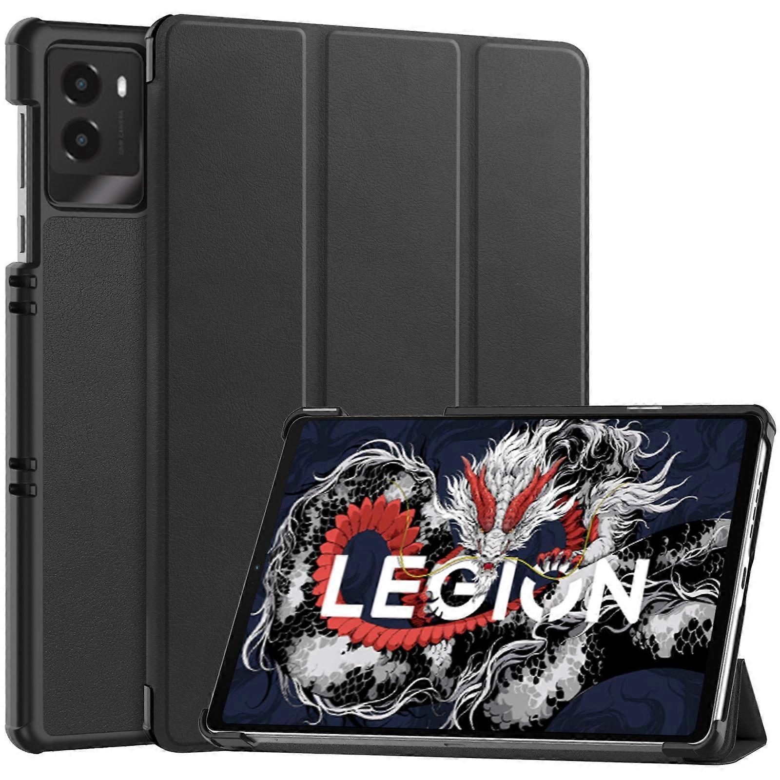 Custer Texture 3-Fold Holder Leather Smart Tablet Case