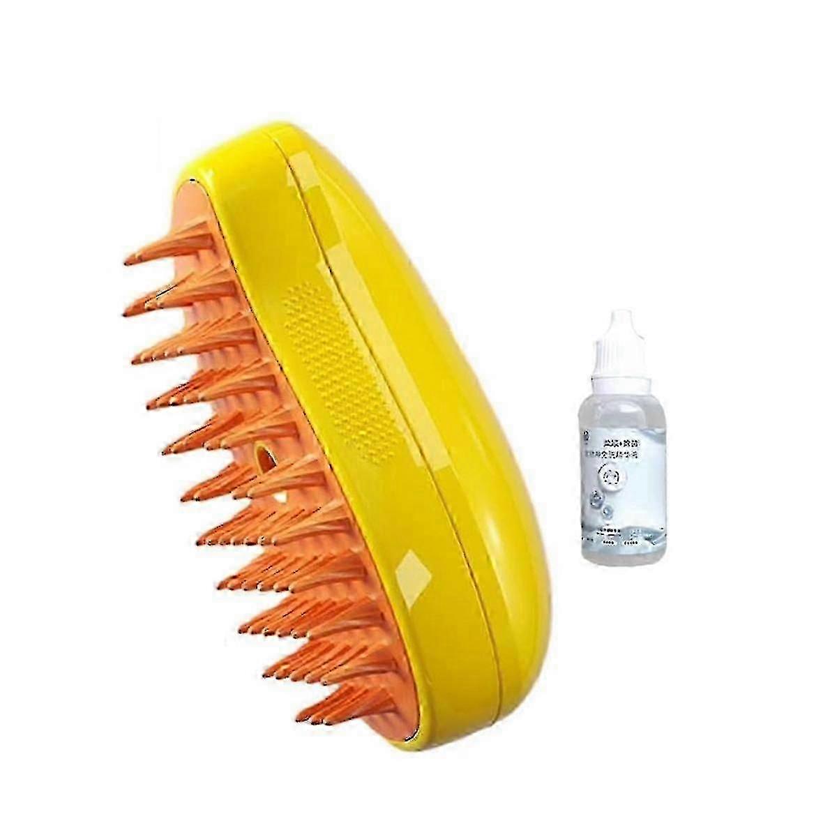 WJTG  For Cat Steam Brush with Leave-on Essence, Multifunctional Cat Grooming Steamy BrushJ