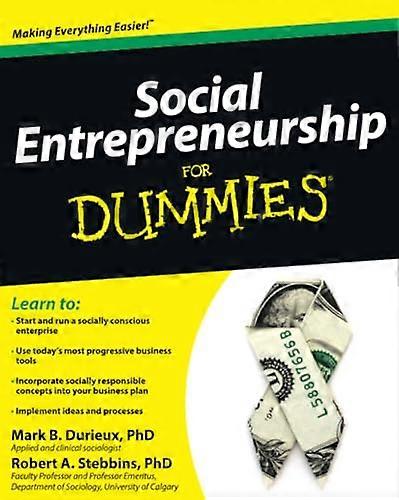 Social Entrepreneurship For Dummies