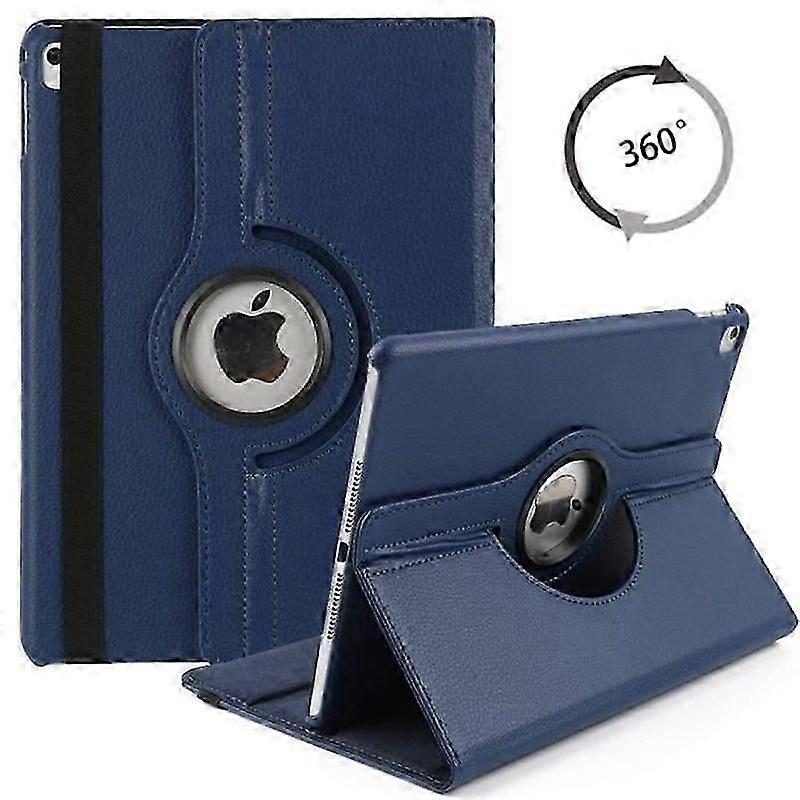 iPad Pro 129 2020 Case Cover 4th Generation Tablet Protective Case with 360 Rotation Stand Shockproof -Blue