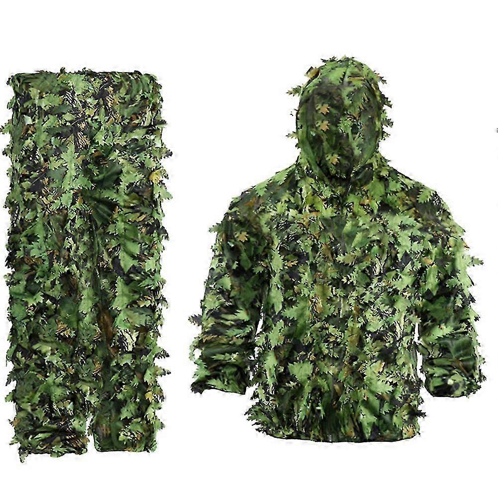 Universeller Woodland Camouflage Jagdanzug mit klebrigen Blumenblättern Design (Modell B)
