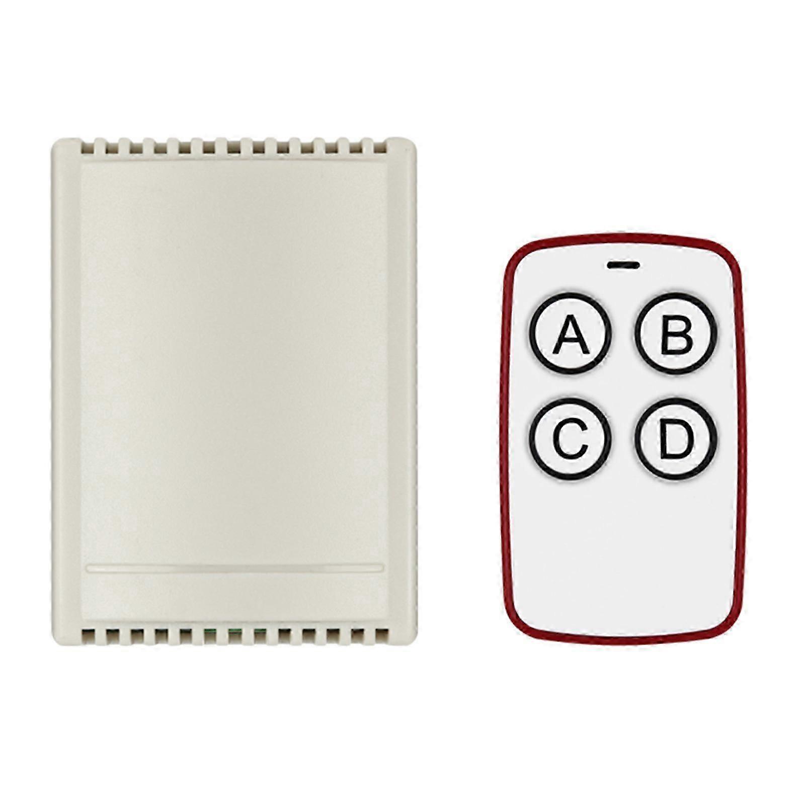 DC6V 12V 24V 30V RF Remote Relay Receiver and Transmitter 4 Channel Controller