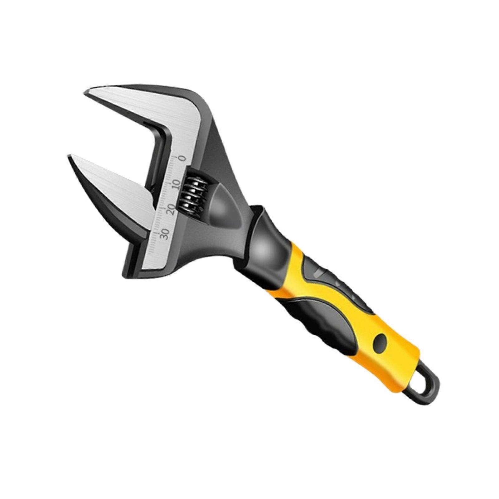 Multiple Nut Adjustable Wrenches Featuring Large Opening Stainless Steel Spanner for Enhanceds Torque and Grip  8-Inch
