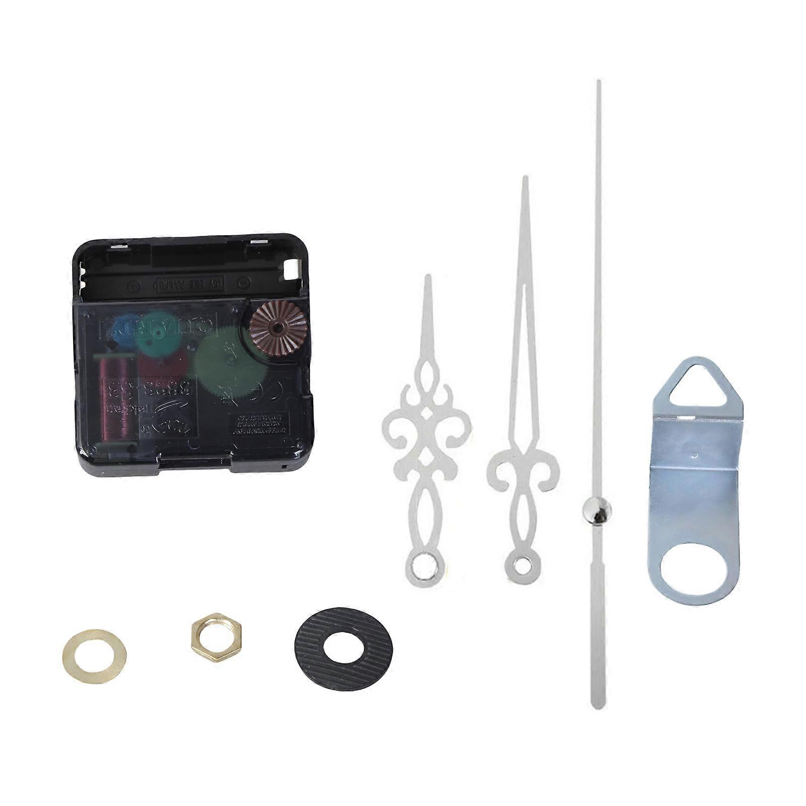 Quiet Clock Mechanism Movement Kits with Antique Arrowed Clock Hands Easy Installation and Replacement for DWall Clocks
