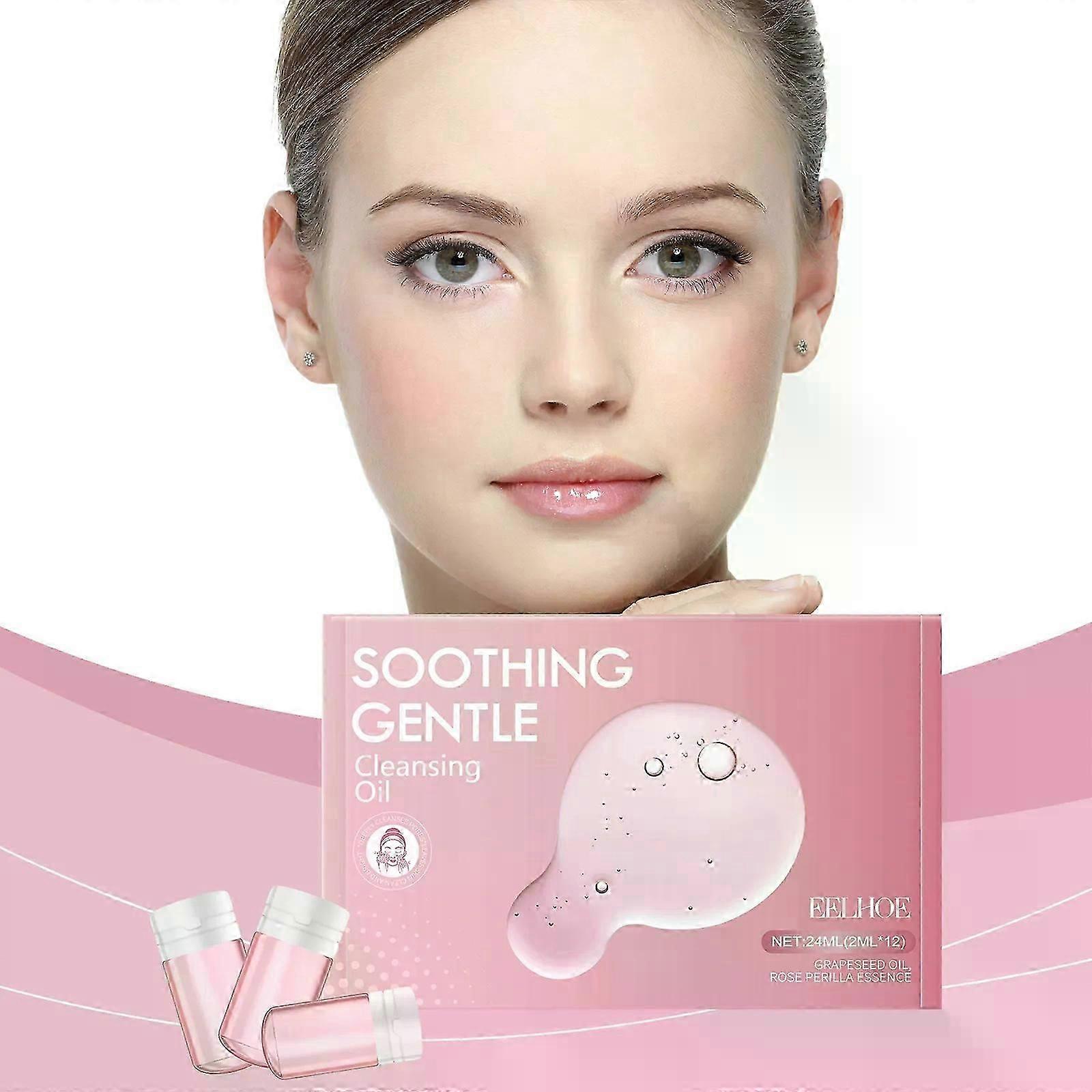 Gentle Cleansing OilCleanser for All Skin Types, Hydrating, Soothing & Refreshing, Removes Waterproof Makeup&Pore Clogging Impurities