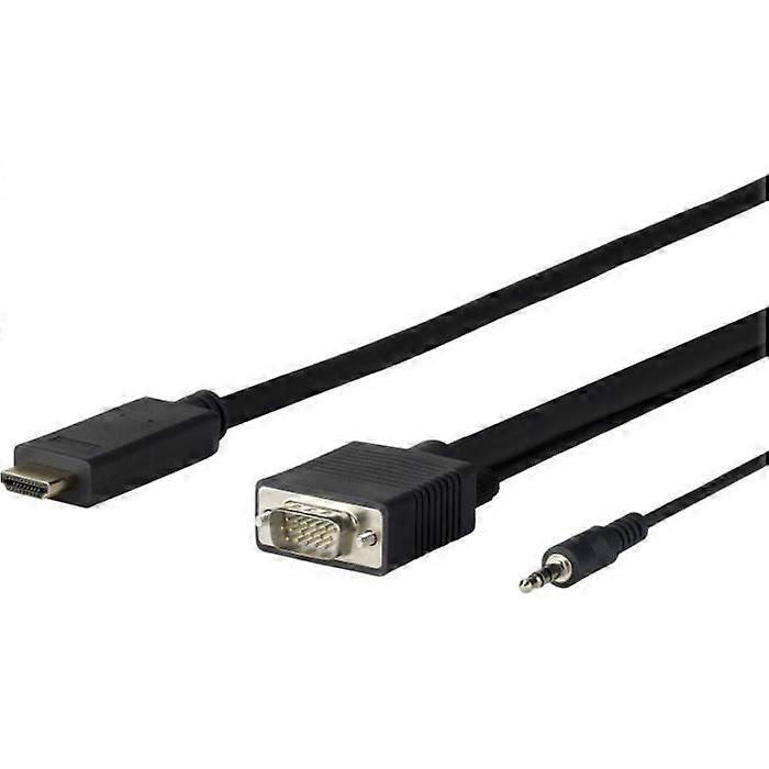 VivoLink Videokabel-Adaptateur 1m HDMI Typ A (Standard) VGA (D-Sub) Schwarz () - PROHDMIVGA1