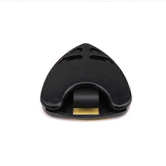 Guitar Pick Holder Plastic Plectrum Case Mediator Quick Storage Self Adhesive Triangle Shape Instrument Accessories