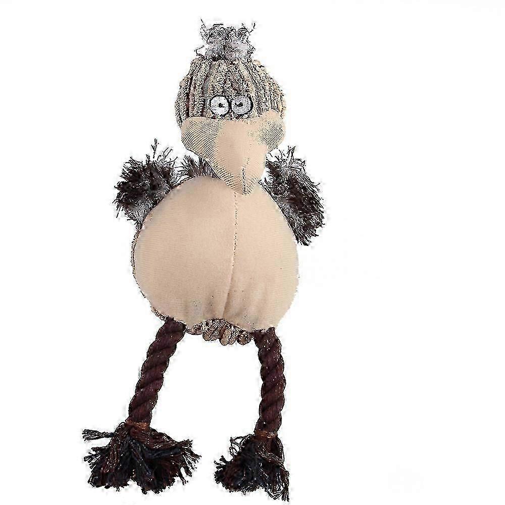 Interactive Plush Toy Pet Chew Toys Cat Dog Squeaky Toy Squeaker Sound Chew Fetch dog rope toy