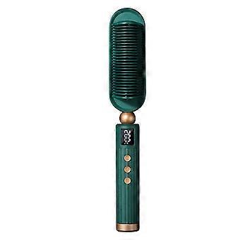 Effizientes 2-in-1-Styling-Tool, antistatischer ionischer Haarglätter mit schneller Heiztechnologie, negative Ionenerzeugung für glattes, glänzendes Haar,
