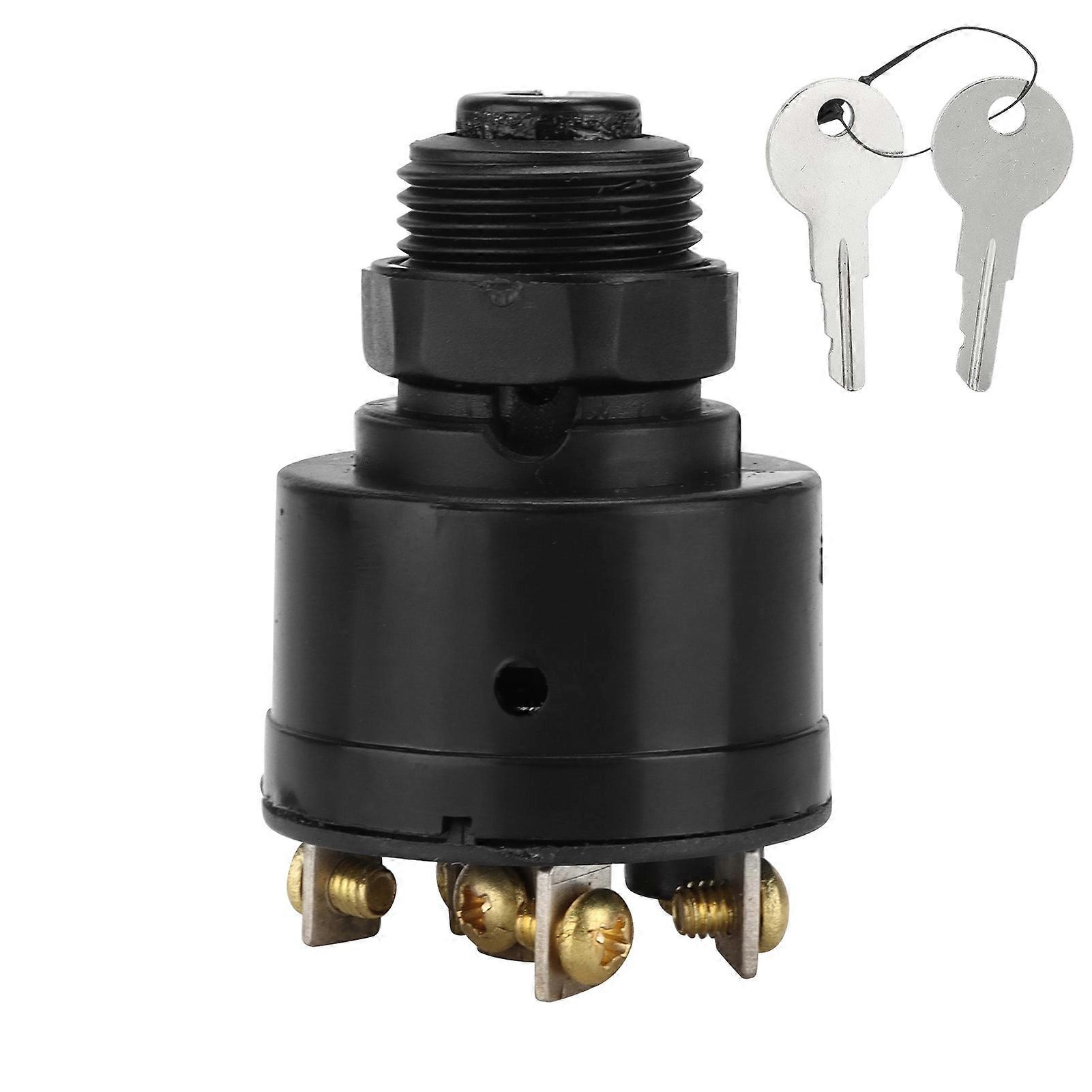 Boat Ignition Key Switch 87‑88107 Replacement for Outboard Motors 1994 and Later