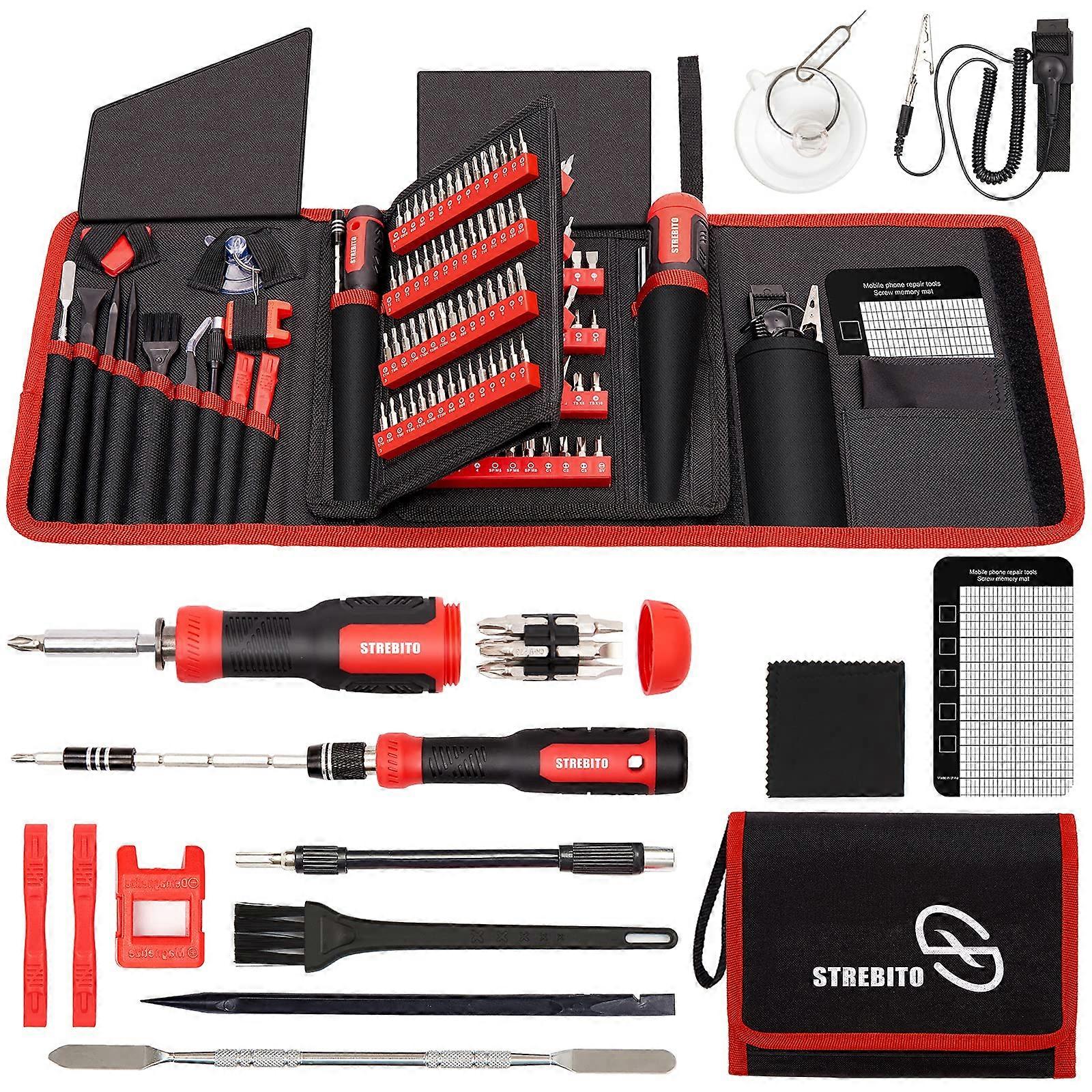 191 Piece Precision Multi-Bit Screwdriver Set with Magnetic Tips, Ergonomic Handle, and Durable Storage Case