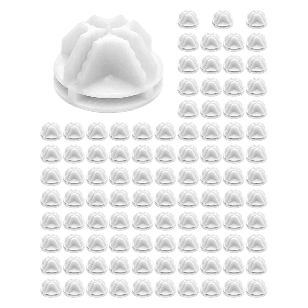 Wire Storage Connectors, 100 Pcs C-C Grid Connectors Clips