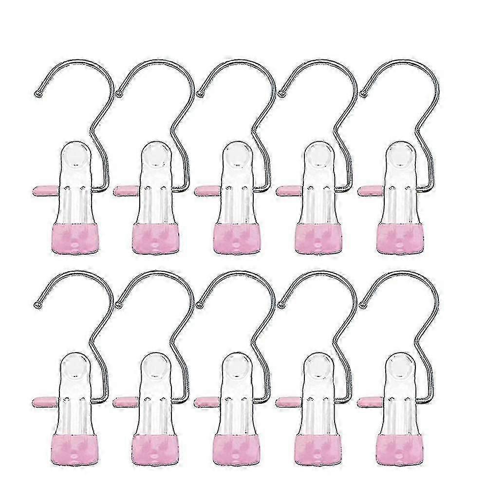20 Pcs Boot Hanger Clips Pink