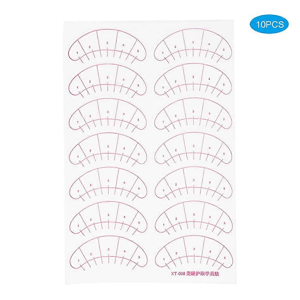 70pairs Practice Eyelash Extension Sticker Grafting Eyelash Pads Positioning Patch