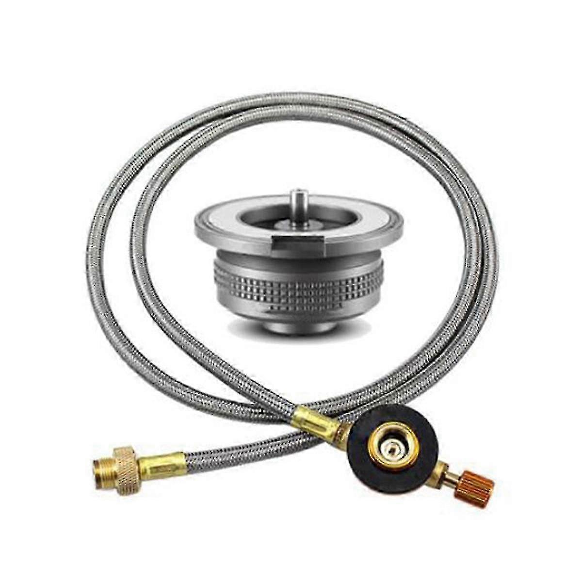 屋外ストーブ用ガスアダプター-ヨーロッパでのキャンプ、料理、ピクニック用のスプリットストーブコンバーター