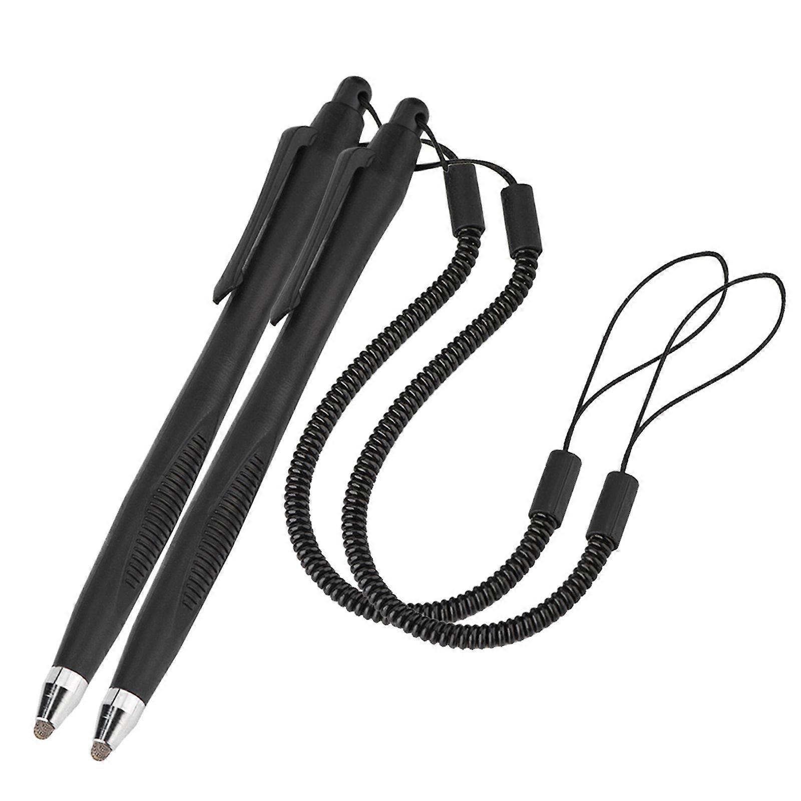 2pcs Universal for Touch Screen Pen for w/ Spring Hose Tablet Phone Fine Tip Sty
