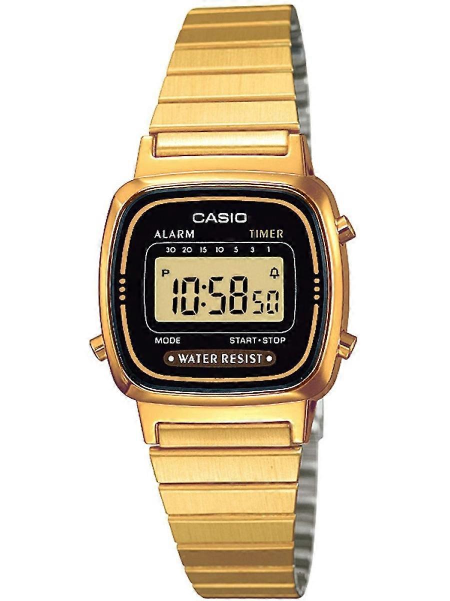 Casio Guld Rostfritt Stål Collection LA670WEGA-1EF Damklocka