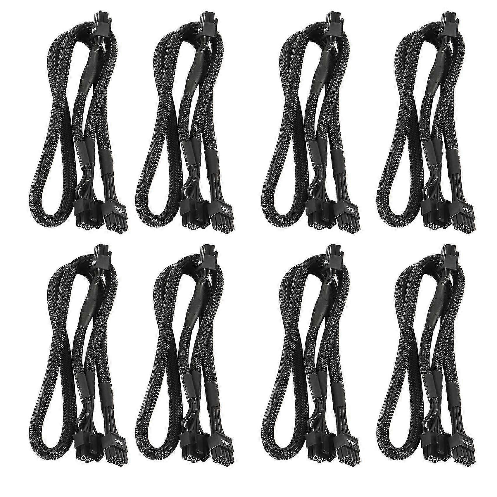 8X 8 PIN TO Dual 8 Pin 6 PIN PCIE VGA Power Supply Cable for Supernova G2 G3 G5 P2 T2 GS G+ 650 750
