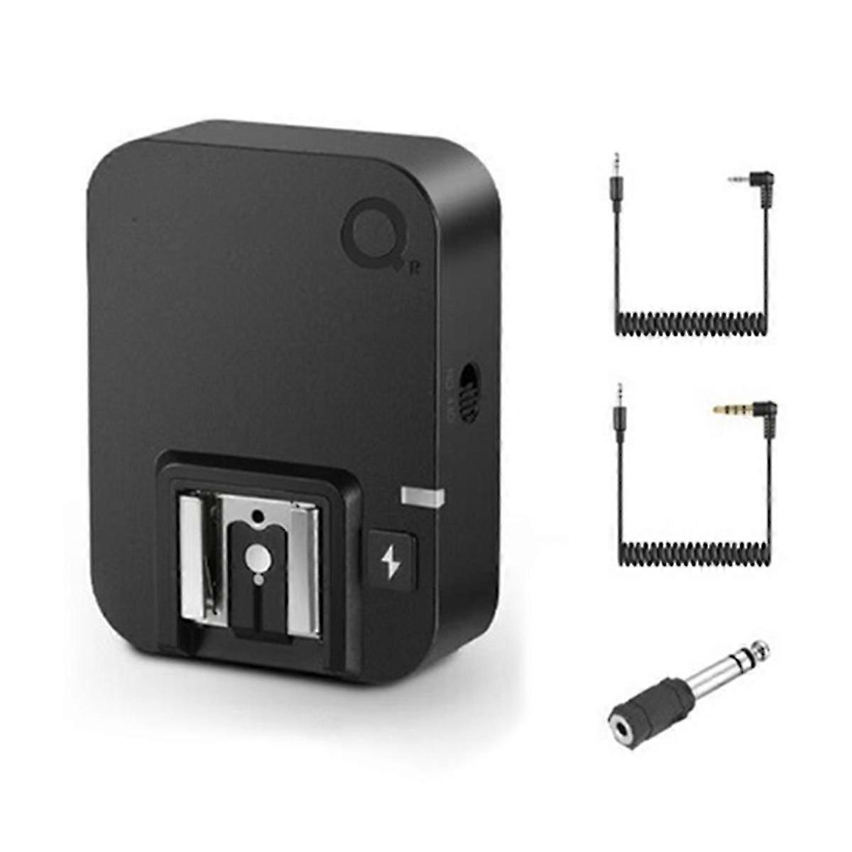 QR 2.4G Wireless Flash Receiver for QPRO-C, QPRO-N, QPRO-S Triggers, Single Contact with 2.5mm Sync Port