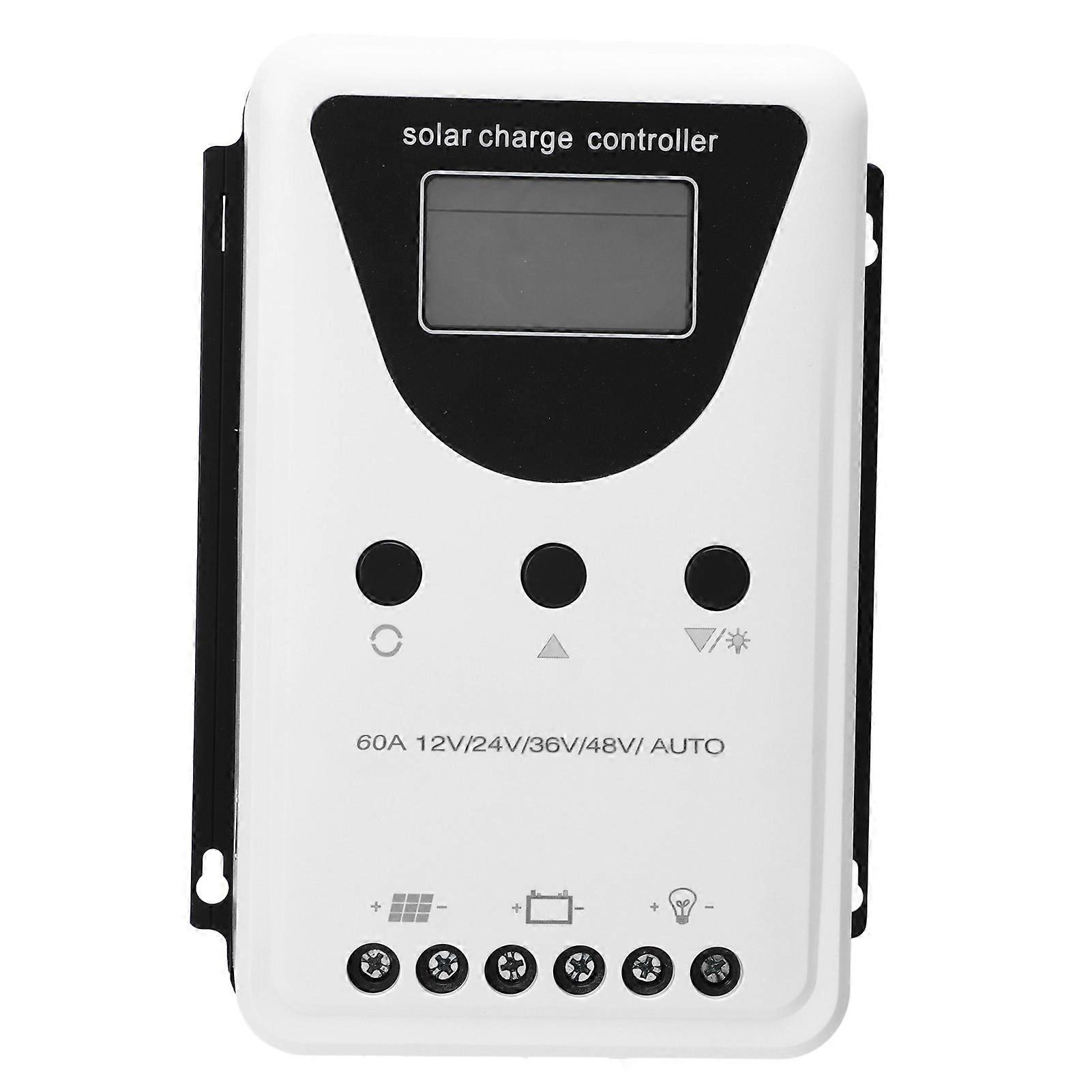 12V 24V 36V 48V PWM Solar PV Controller with LCD Display and Dual USB Ports Solar Charge Controller