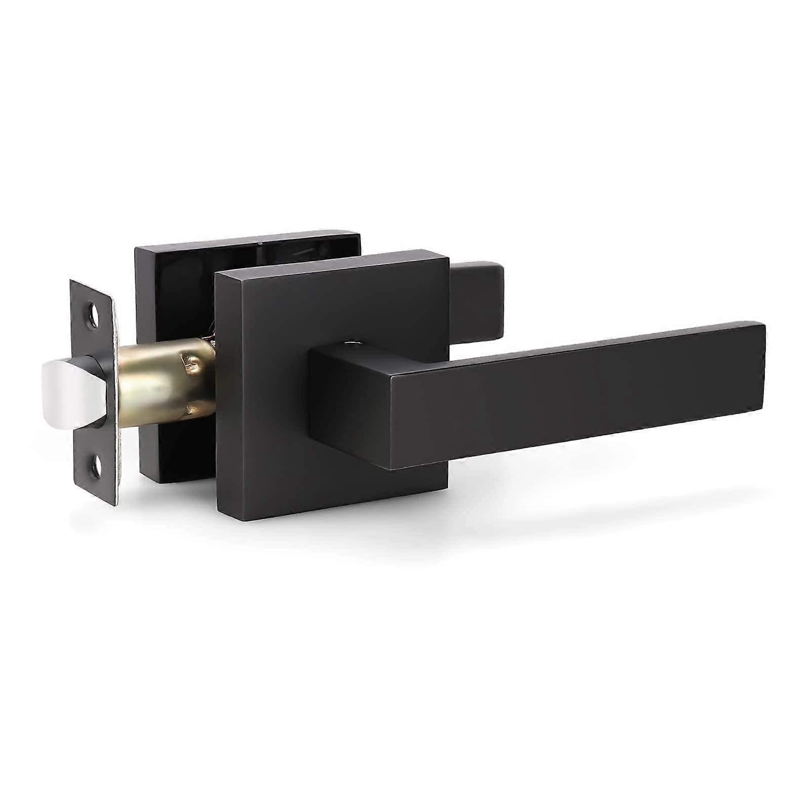 1 pack of black inner door handle transition door handle handle for interior use, keyless left and right can be reversed