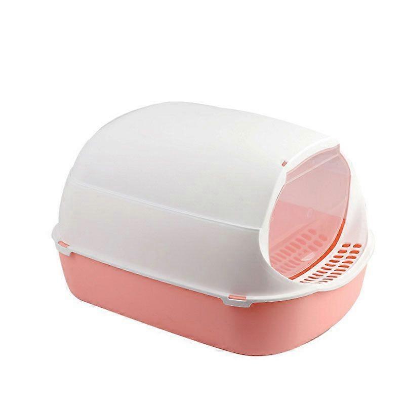 Pet Litter Box Fully Enclosed Spillproof Deodorant Cat Toilet Two-Way Shovel Large Capacity Cat Litter Box Sandbox for Cat