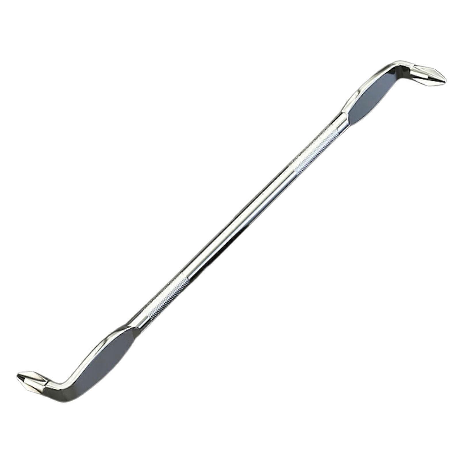 Steel Z Shape Elbow Screwdriver with Magnetic Tip Double Head Right Angle Screwdriver for Efficient Hand Tool Home Use