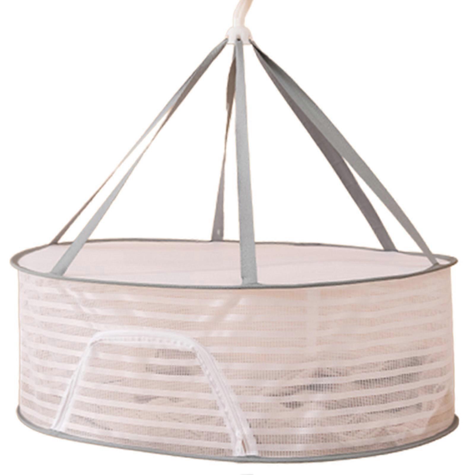 Mesh Hanging Drying Net Layered Folding Fish Mesh Collapsible Dry Net for Seeds Flowers Buds Plants Garden