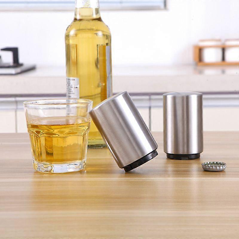 Stainless Steel Automatic Beer Bottle Opener, 2PCS