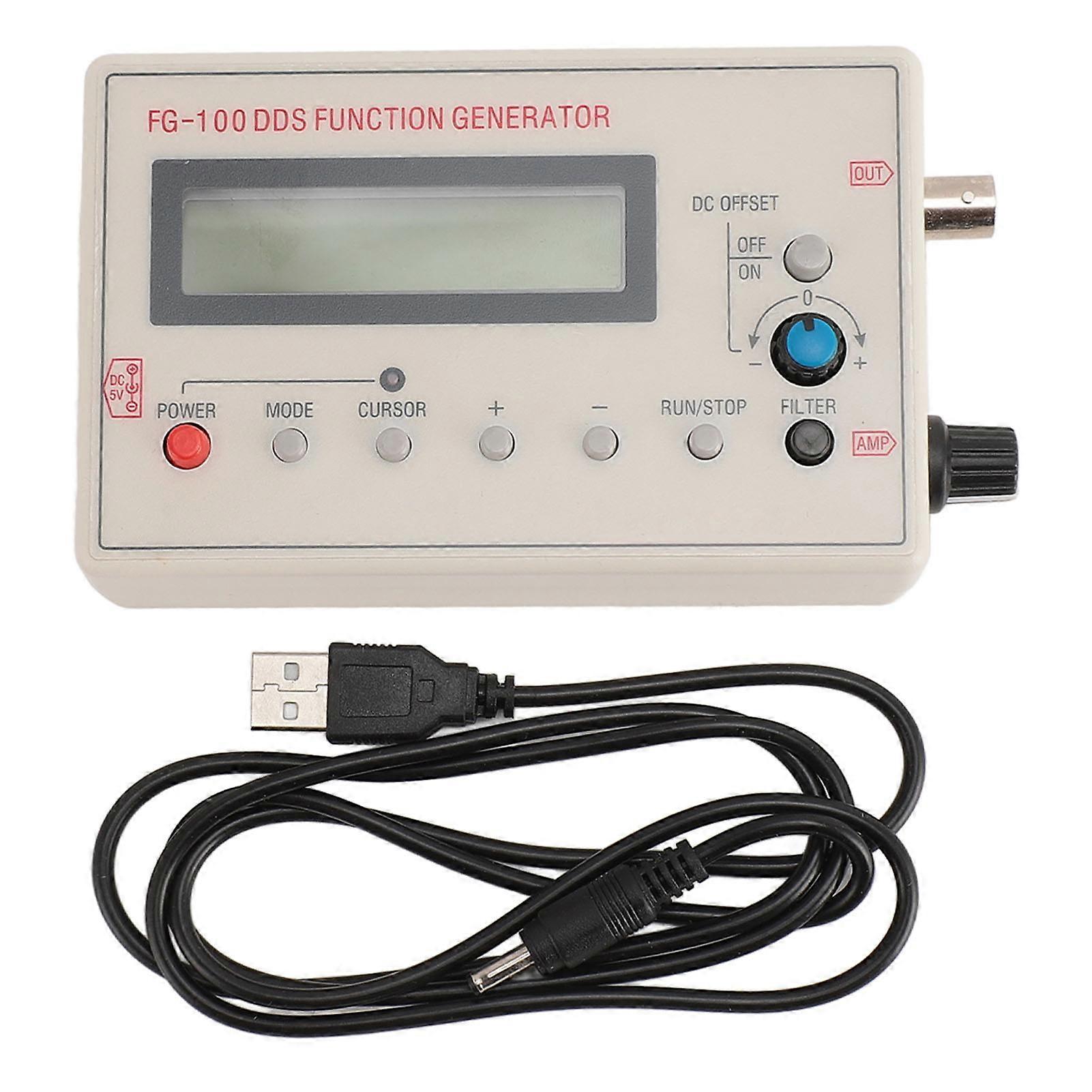 Function Signal 1Hz to 500kHz Multiple Waveforms DDS Function Signal Generator Counter DC 3.5‑10V