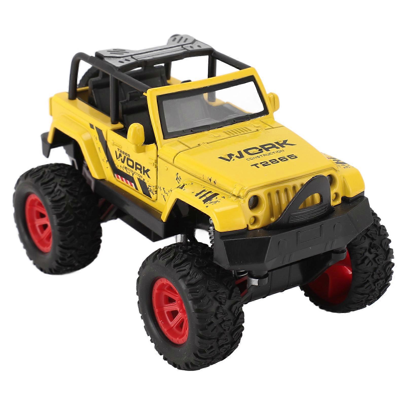 1:32 Scale Off Road Car Model Toy High Simulation Sound Light Effect Alloy Vehicle Toy for Kids
