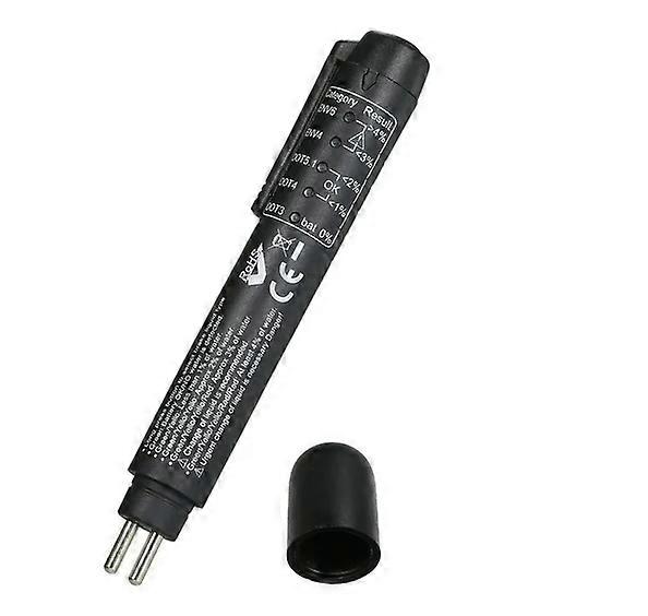 Brake fluid test pen, can test DOT3, DOT4, DOT5.1, ENV6, ENV4 brake fluid, including 5 indicators