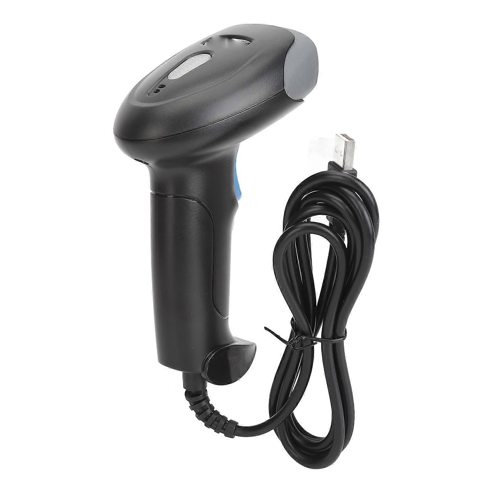 Wired Barcode Scanner Handheld 1D 2D Barcode Reader for Supermarket Express Logistics