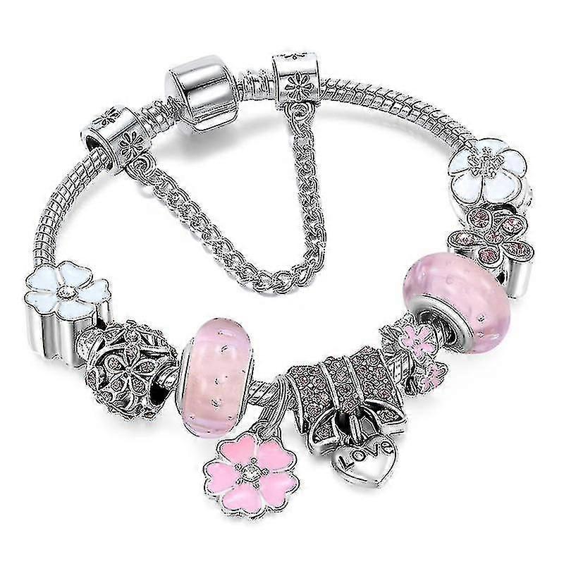 Charm Bilezikler Moda Kadın Boncuk Diy Takı