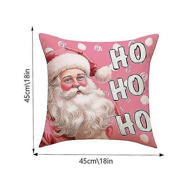 أغطية وسائد عيد الميلاد الوردية، غطاء وسادة على شكل رقاقات الثلج، غطاء وسادة وردي اللون للسرير والأريكة، غطاء وسادة شتوي، ديكور رأس السنة الجديدة