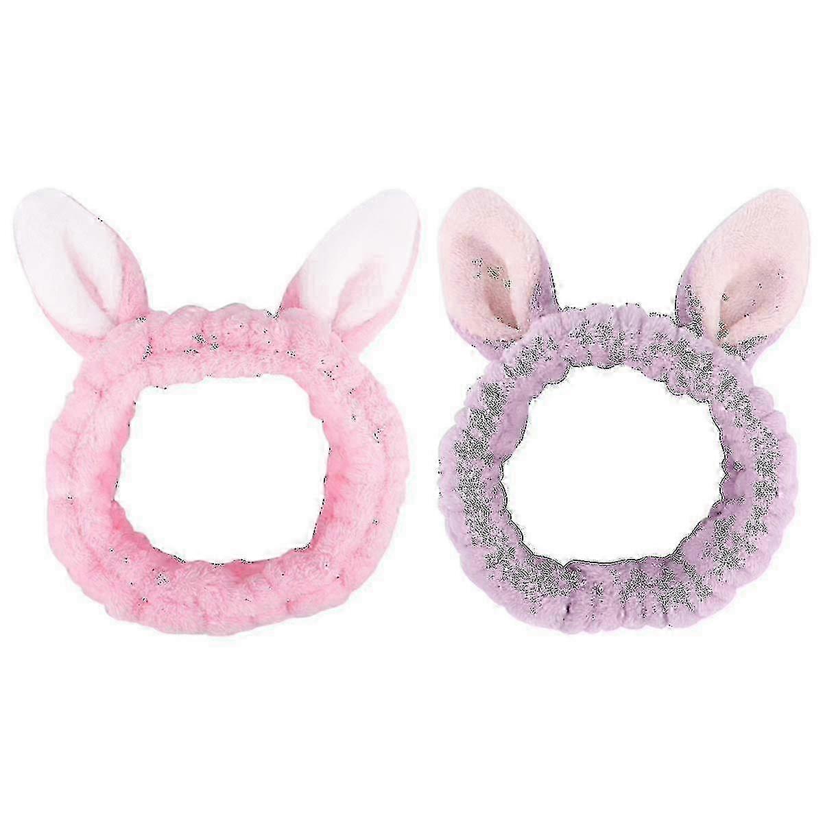 2p Spa Headband Easter Bunny Plush Facial Wrap