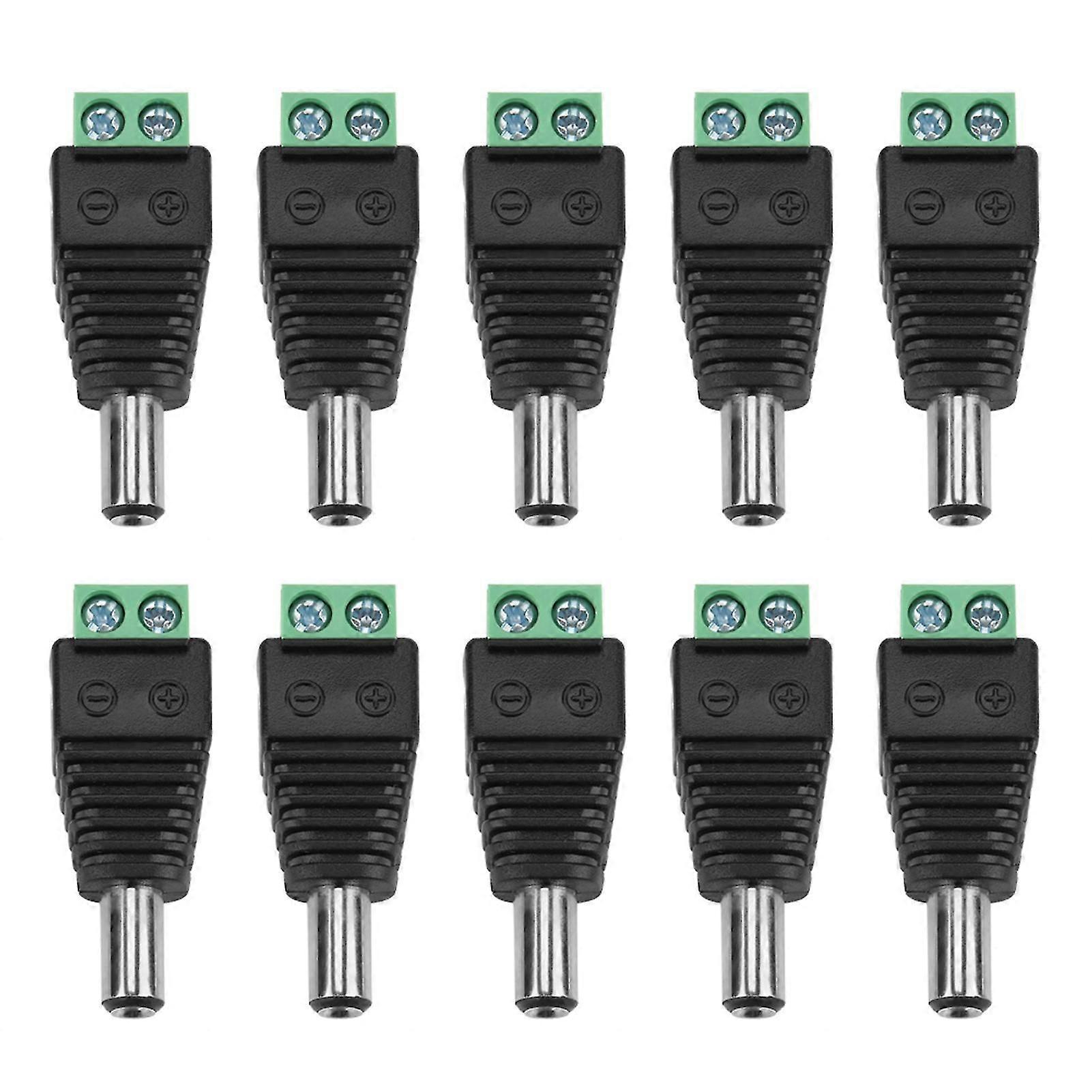 5.5*2.1mm 10pcs Terminal Adapter Connector For Cctv Camera