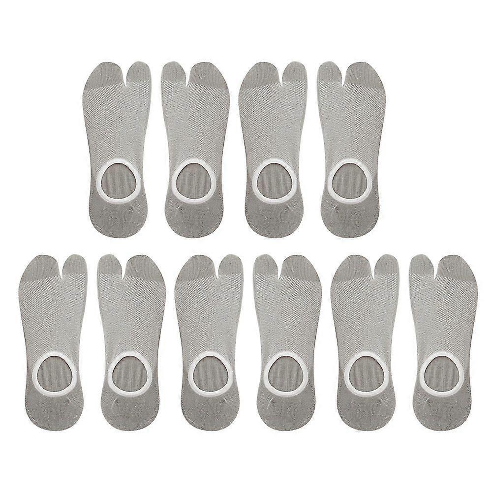 5 Pairs Japanese Style Flops Socks Invisible Socks for Male (Random Color)