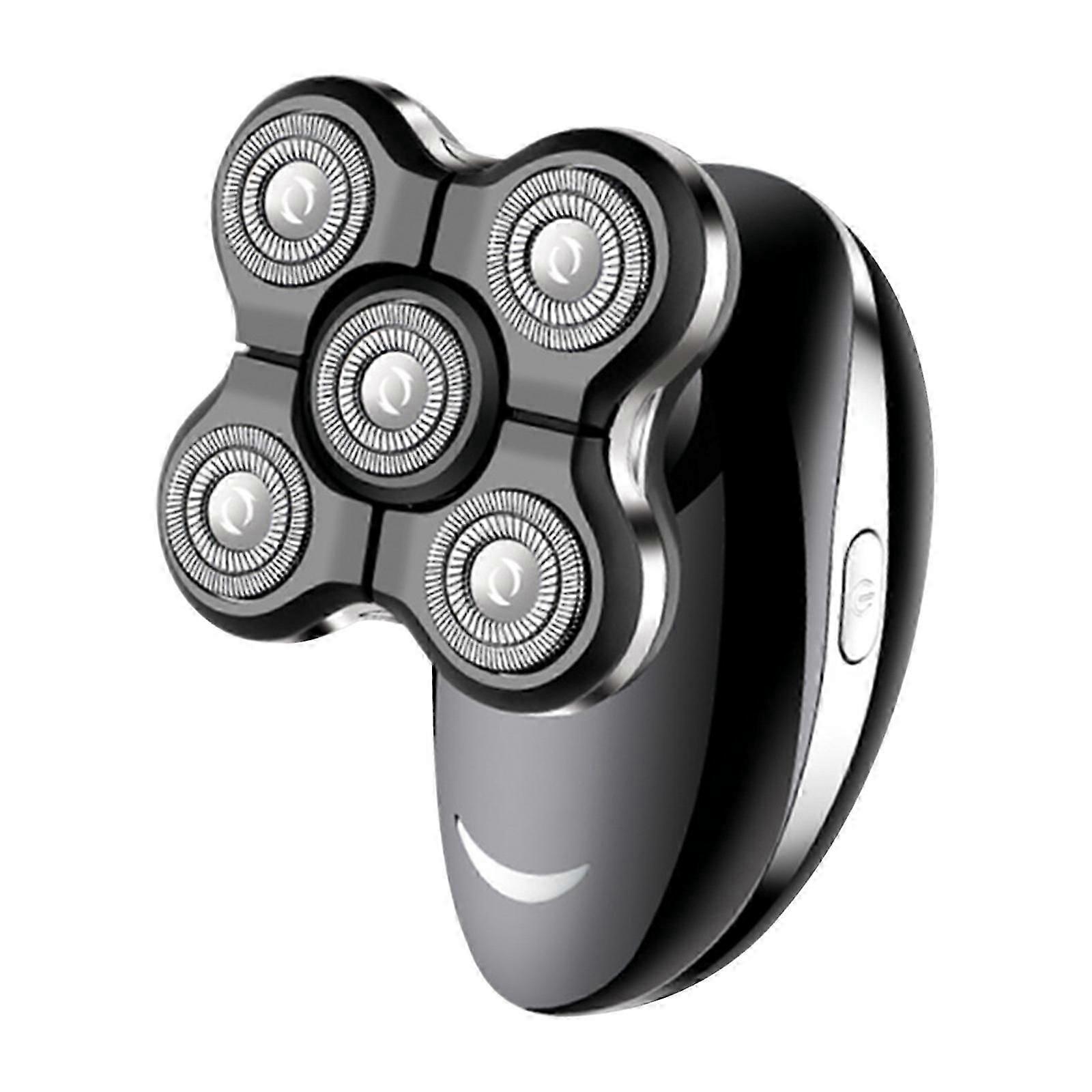 Five-blade Washable Digital Display Shaver Bald Machine