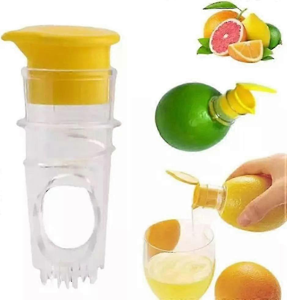 Lemon Mini Squeezer, Screw Top Lemon Juicer, Lemon Squeezer Manual Plastic, Lime Juicer, Squeeze Lime for Drinks Cocktails,
